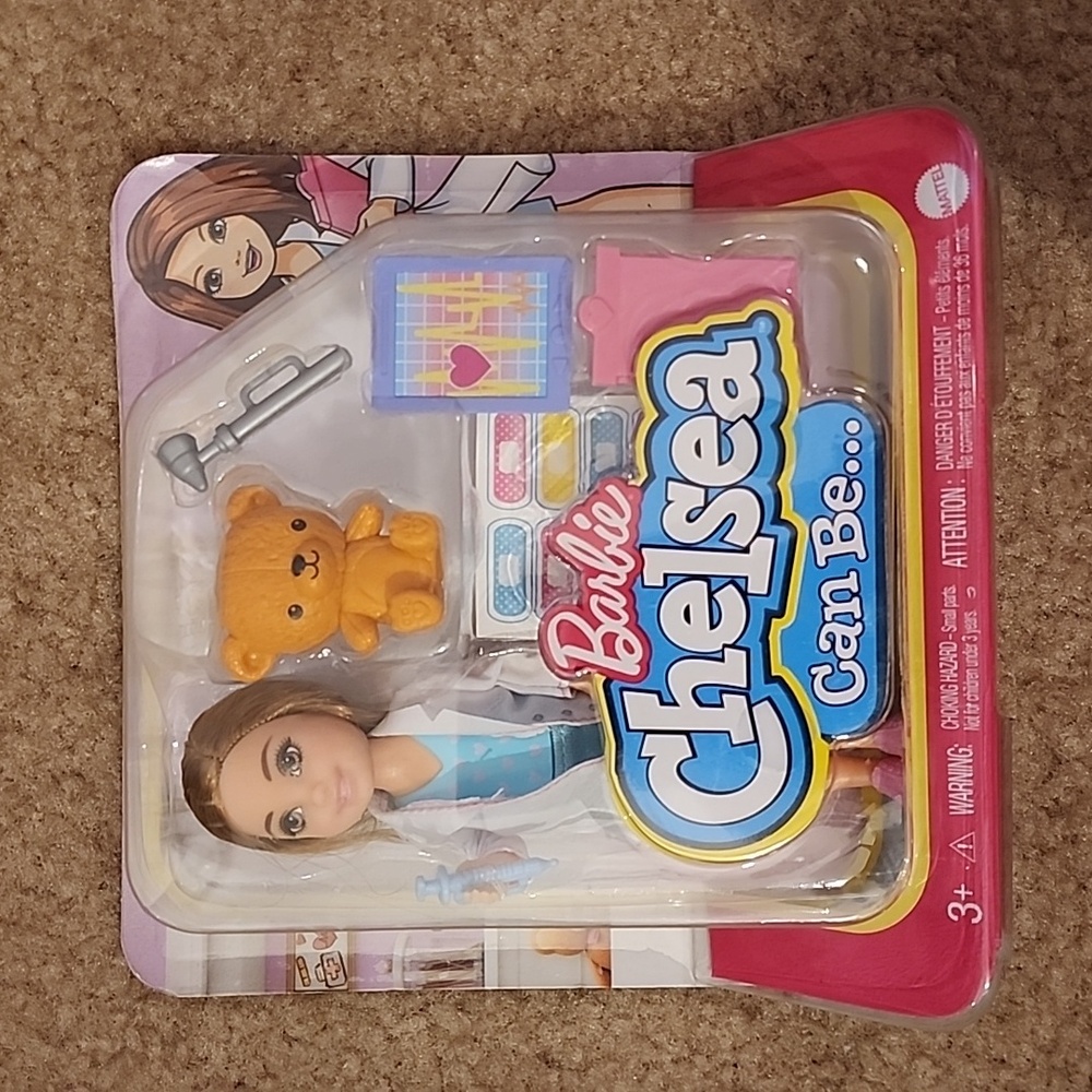 Barbie Chelsea Can Be... Anything Doctor Doll Mattel 6" Figure NEW